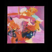 Yaakov Blesses Yehuda P#1, Oil paint on canvas, 30" x 30"