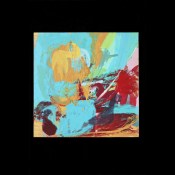 Upstream W#14, Oil paint on wood, 12" x 12"